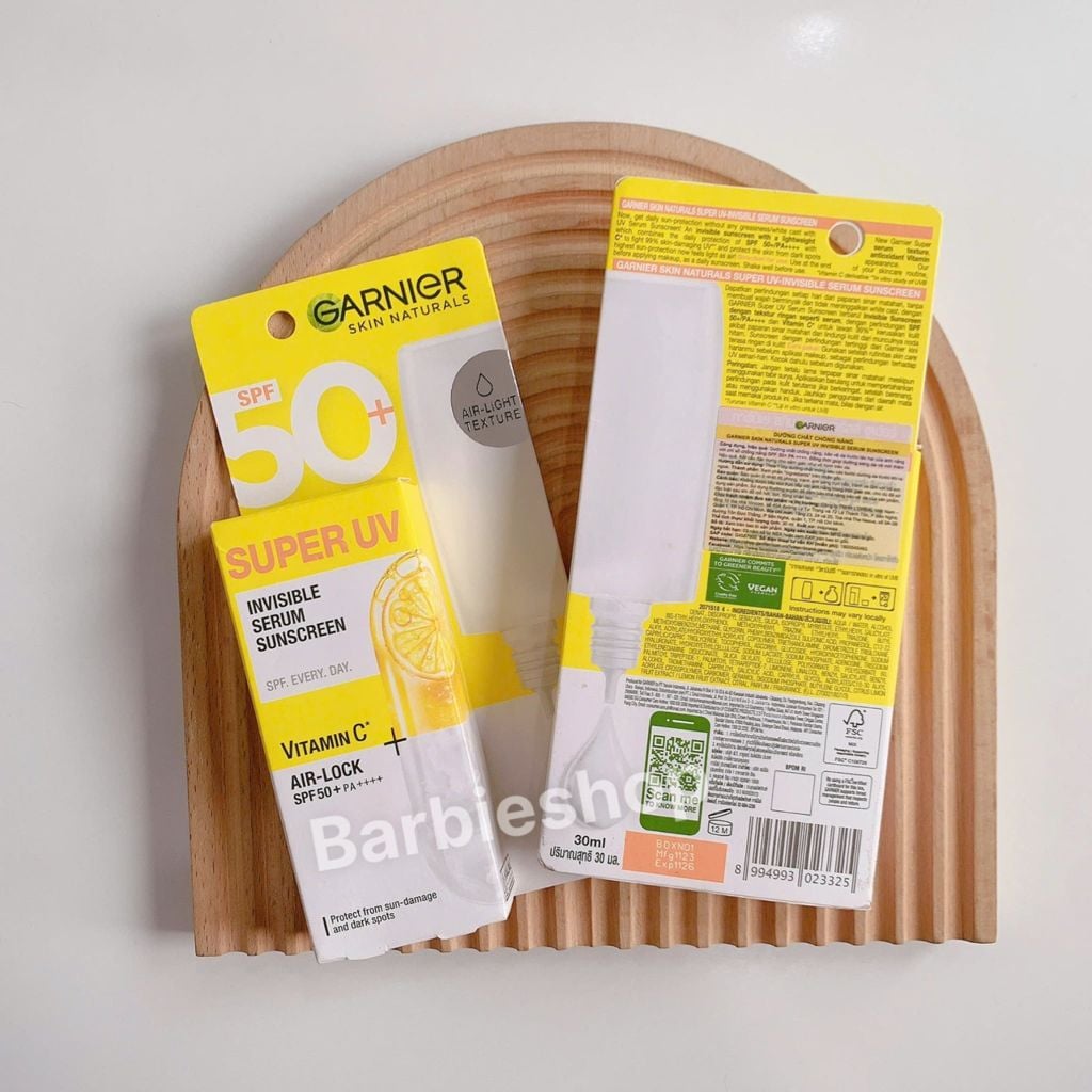 Kem Chống Nắng Garnier Skin Naturals Super UV Invisible Serum Sunscreen 30ml