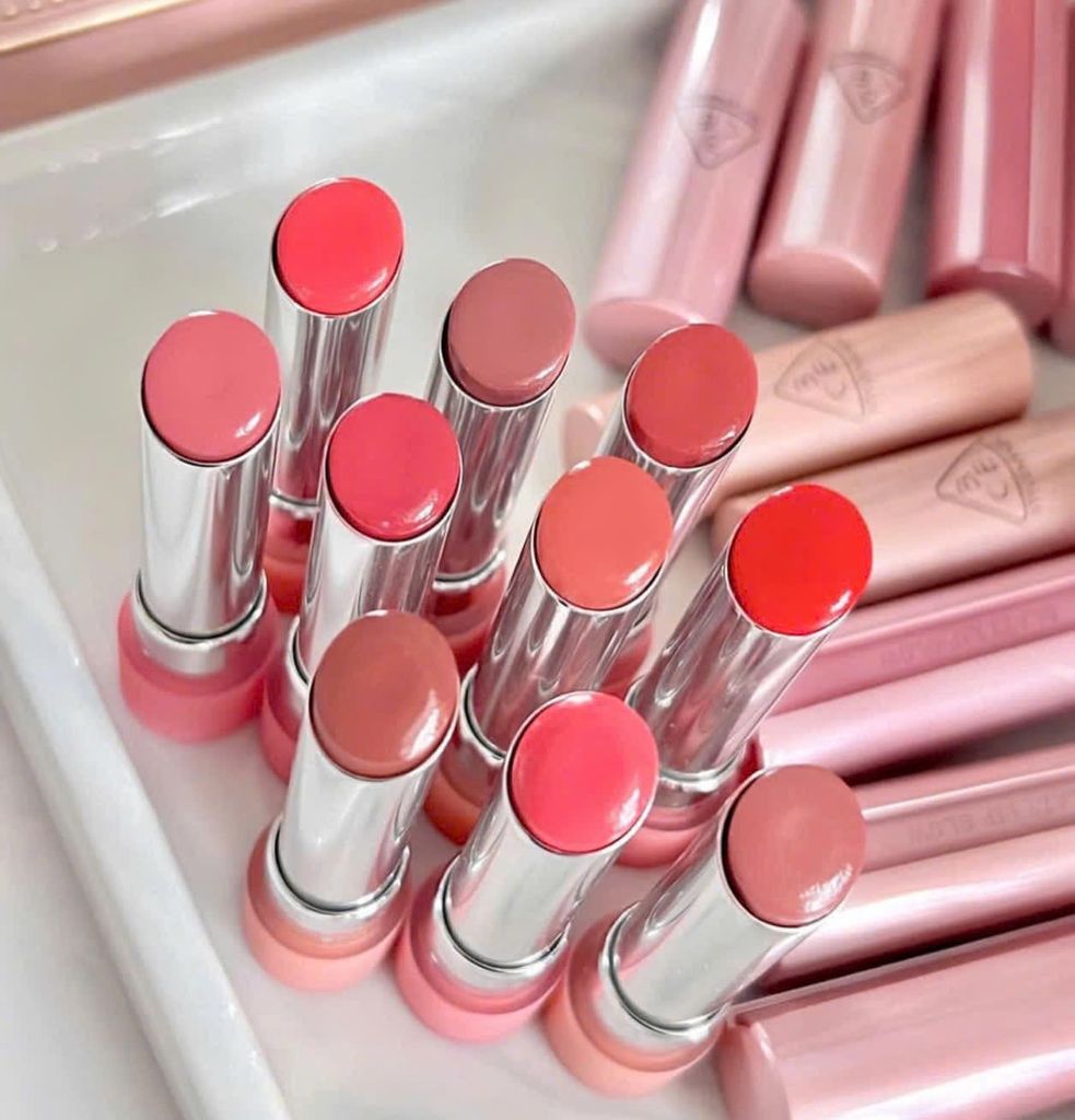 Son Dưỡng Dạng Thỏi 3ce Glazy Lip Glow NEW 2025