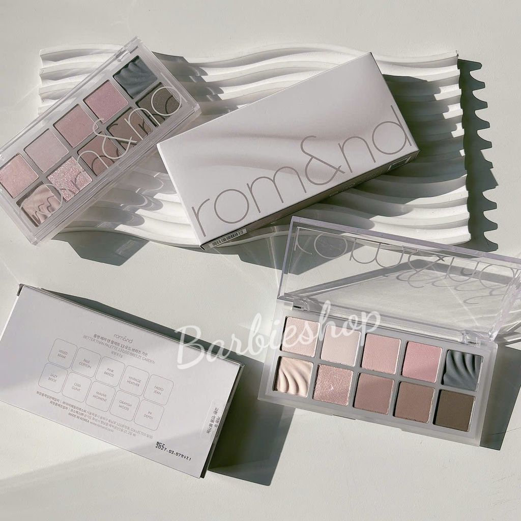 Màu Mắt 10 Ô Siêu Lấp Lánh Romand Better Than Eye Palette - 00, 01, 02, 03,05, 06, 07,08,09