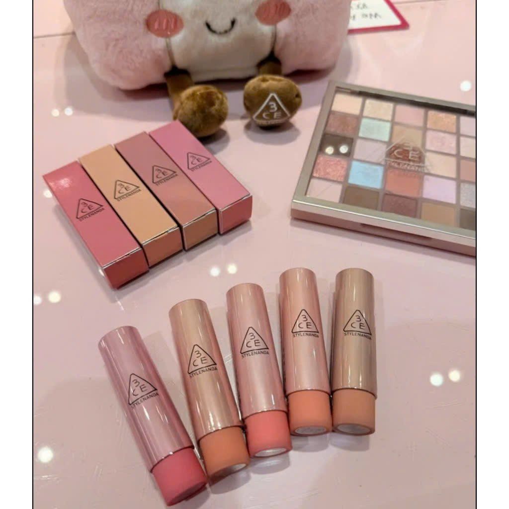 Son Dưỡng Dạng Thỏi 3ce Glazy Lip Glow NEW 2025