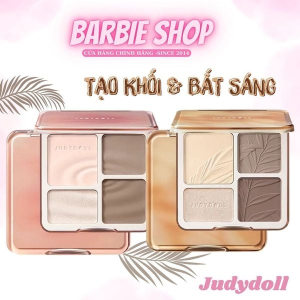 Phấn Tạo Khối & Bắt Sáng Judydoll Highlight & Contour 9g