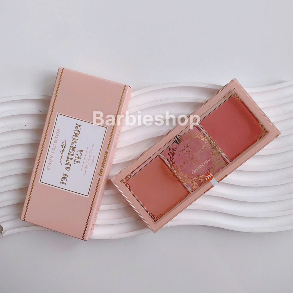 Má hồng I'm Meme Blusher Palette 3 ô