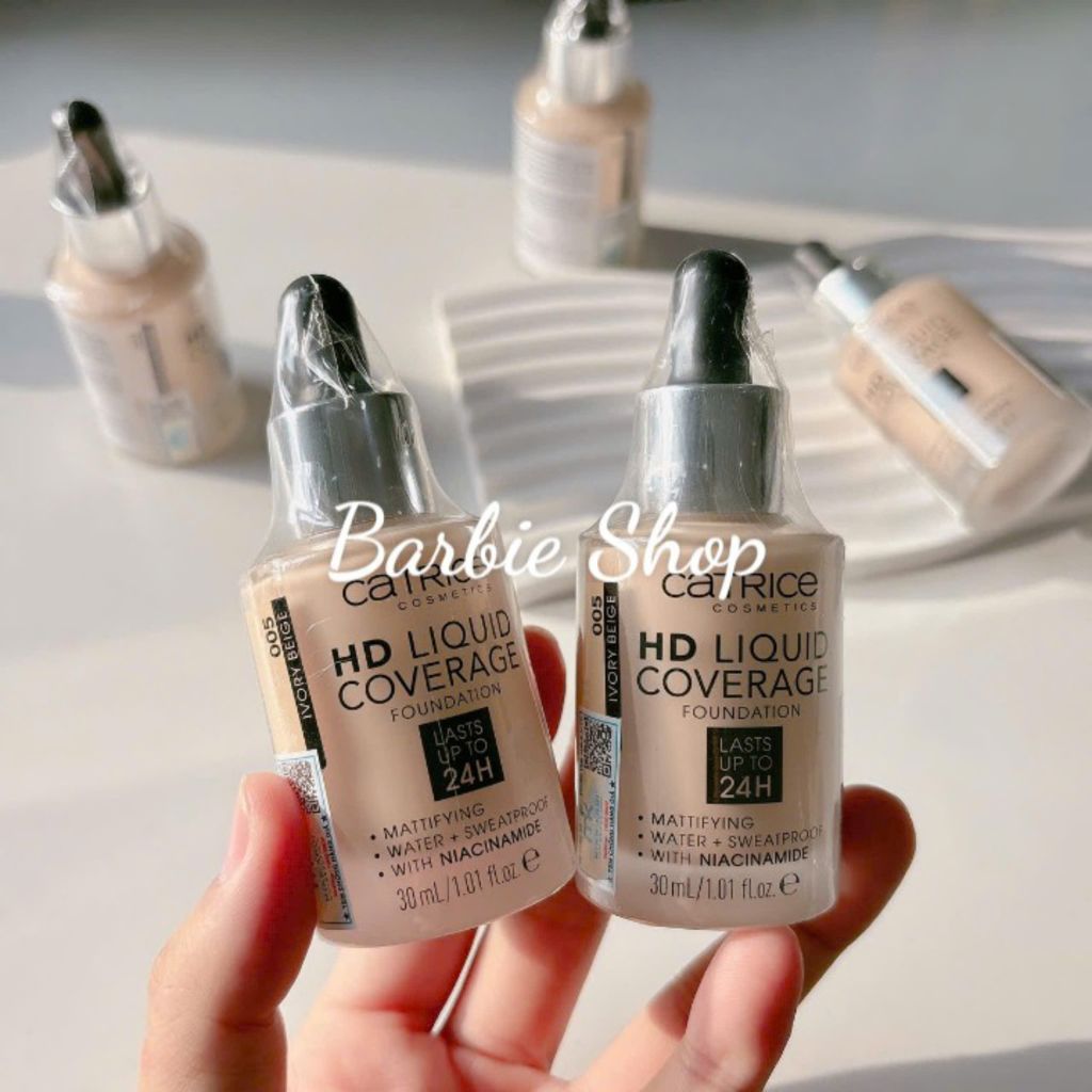 Kem Nền Catrice Hd Liquid Coverage 24H - 30ml