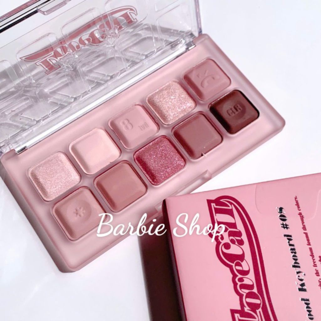 Màu Mắt 10 ô Lilybyred Mood Keyboard Liquid Club - Đủ Màu  + Cheese Plate Mood Keyboard Màu 06 +  Love Call Mood Keyboard Màu 07,08