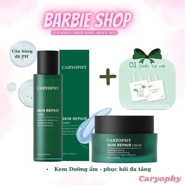 Nước Hoa Hồng Cấp Nước, Làm Dịu Và Phục Hồi Da Toner Caryophy Skin Repair 120ml Mẫu Mới