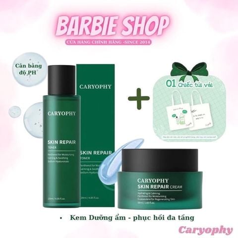 Nước Hoa Hồng Cấp Nước, Làm Dịu Và Phục Hồi Da Toner Caryophy Skin Repair 120ml Mẫu Mới