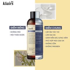 Nước Hoa Hồng Klairs Supple Preparation Unscented + Facial Toner 30ml - 180ml