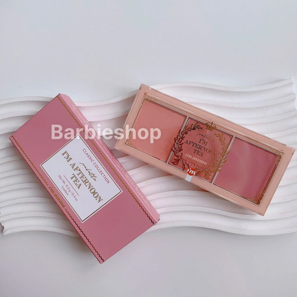 Má hồng I'm Meme Blusher Palette 3 ô