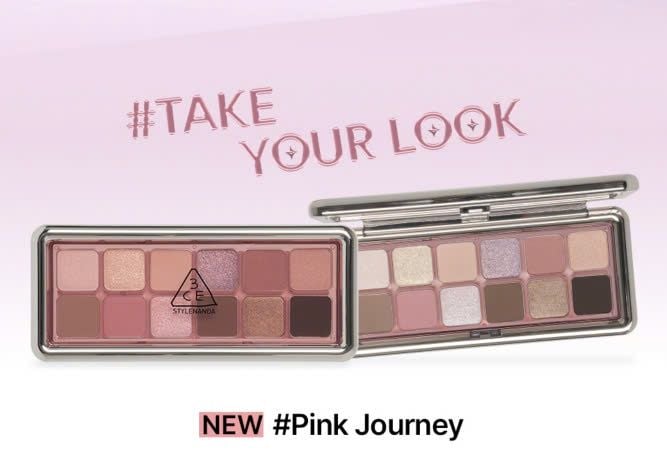 Màu Mắt 12 Ô 3CE New Take Eyeshadow Palette ( Raw Newtrals , Motion Frame , Creative Filter, Quiet Brown )