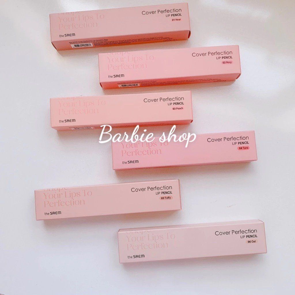 Chì Kẻ Viền Môi The Saem Cover Perfection Lip Pencil 2g [KÈM ĐỒ GỌT]