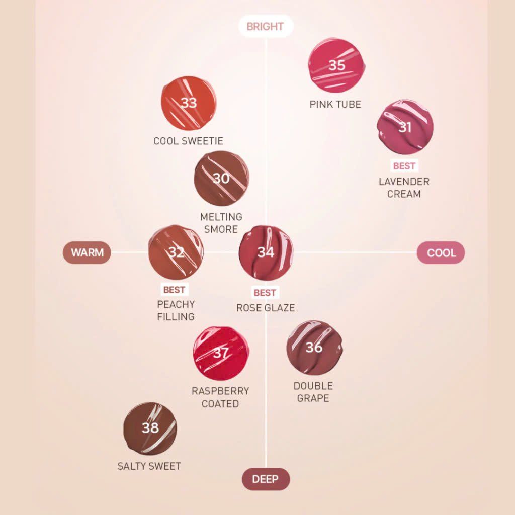 Son Dưỡng Dạng Thỏi 3ce Glazy Lip Glow NEW 2025