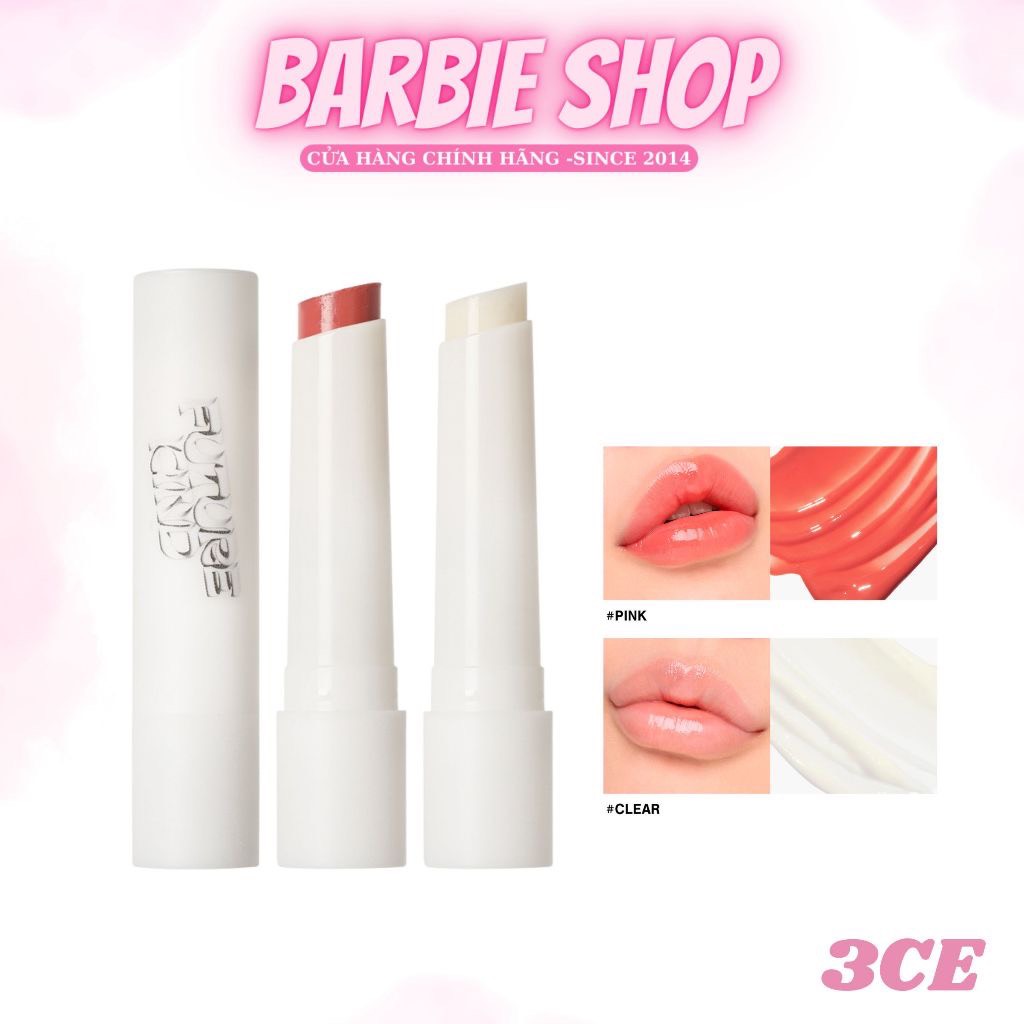 (Future Kind) Son Dưỡng Giúp Làm Căng Mọng Môi 3CE Plumping Lips 2.4g - PINK