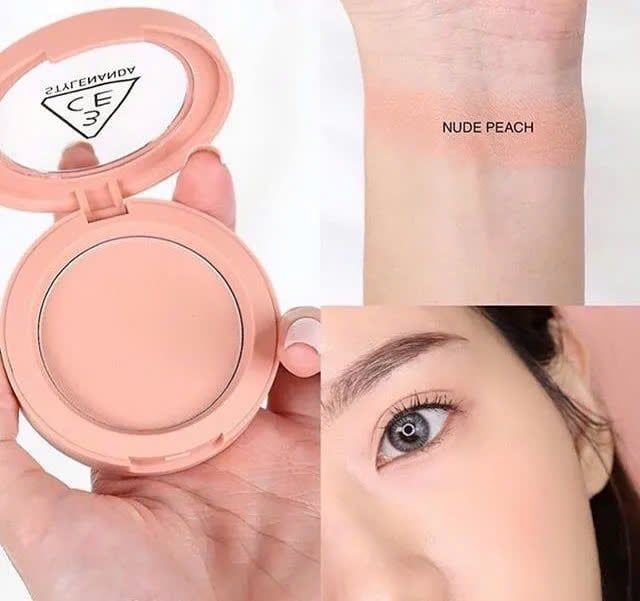 Má Hồng 3CE Face Blush Đủ Màu Hộp Tròn - Nude Peach, Mono Pink, Rose Beige, Full Of Charm, Soft Salmon, Peach Splash, Pure Cake, City Mauve, Delectable, Kinda Shy