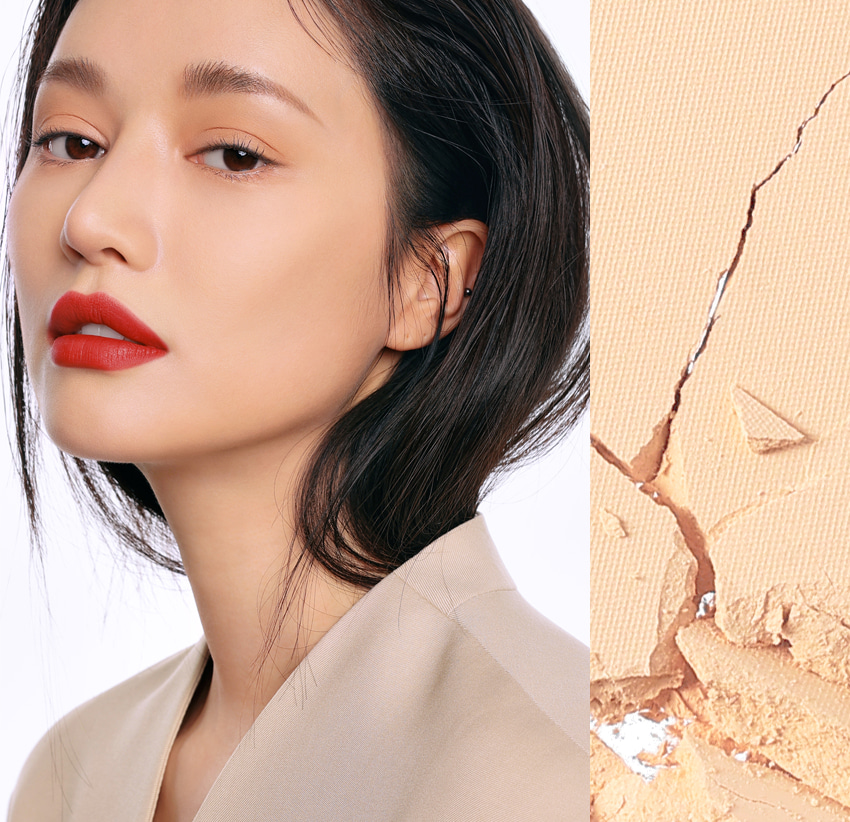Phấn Phủ nén 3CE Makeup Fix Powder Vỏ Kim Loại