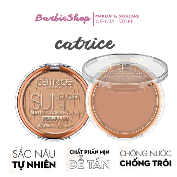 Phấn Tạo Khối Catrice Sun Glow Matt Bronzing Powder Darker Skin