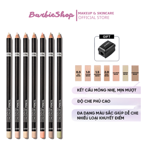 Chì Che Khuyết Điểm THE SAEM Cover Perfection Concealer Pencil - Có Kèm Đầu Gọt, Chuốt