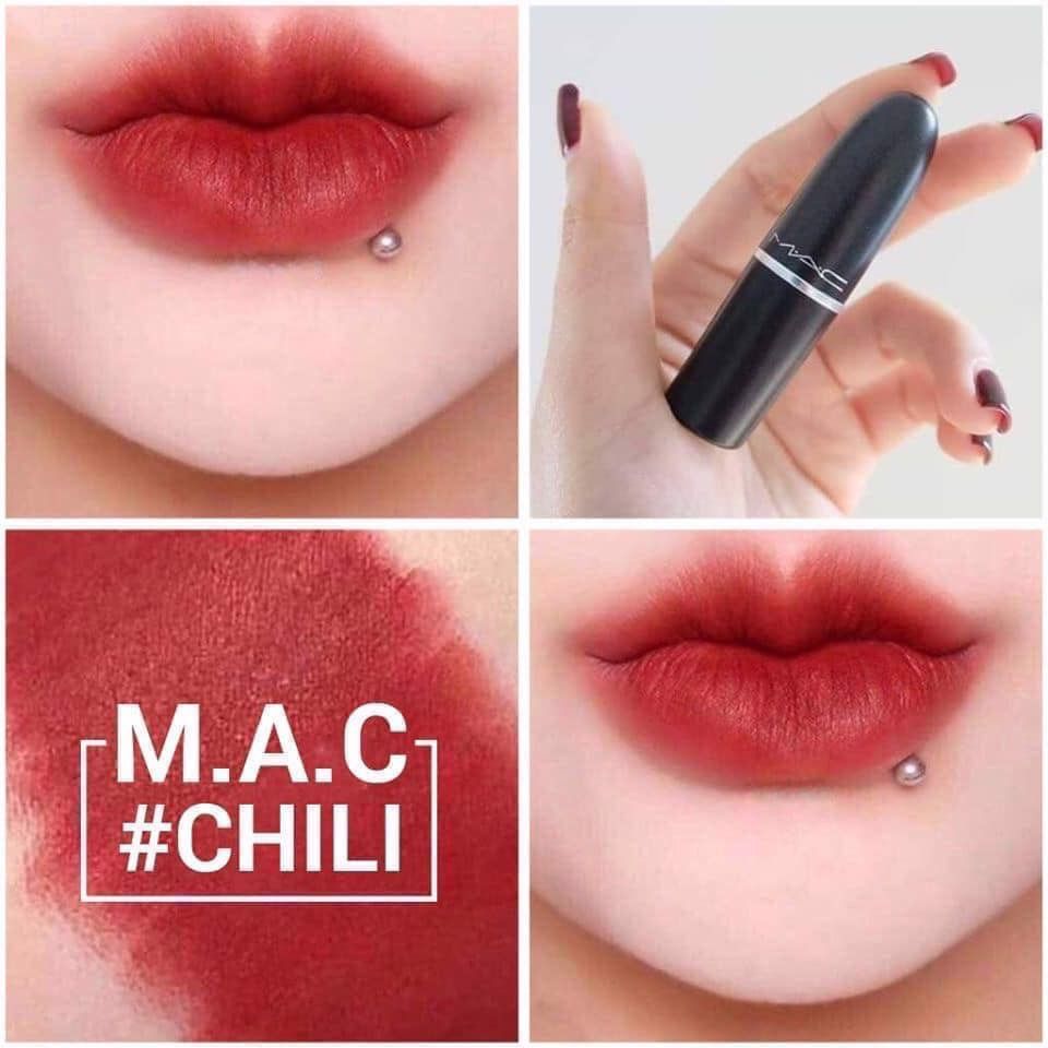 Son Thỏi Mac Matte + Power Kiss Lipstick Fullsize - Đủ Màu 3g