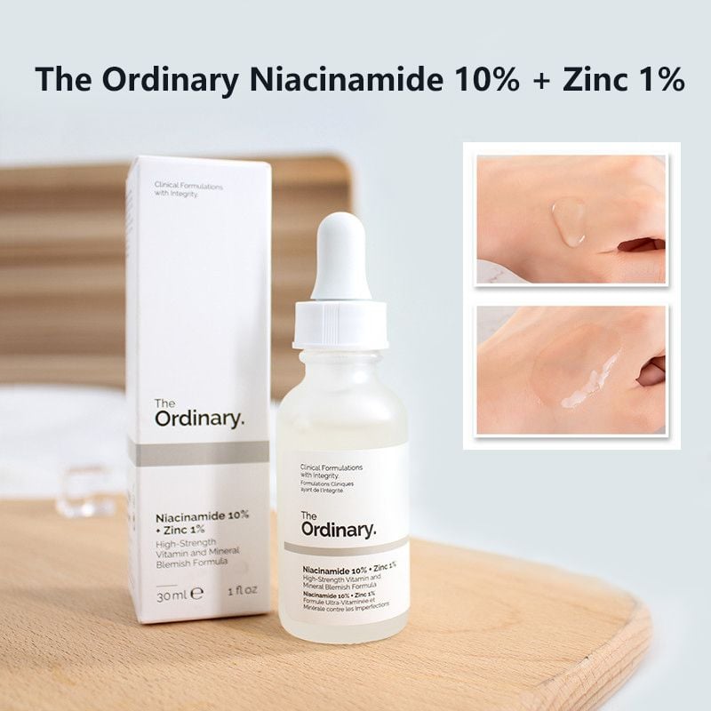 Serum Tinh chất Trị Mụn Và Giảm Thâm The Ordinary Niacinamide 10% + Zinc 1% 30ml