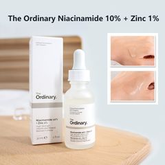 Serum Tinh chất Trị Mụn Và Giảm Thâm The Ordinary Niacinamide 10% + Zinc 1% 30ml