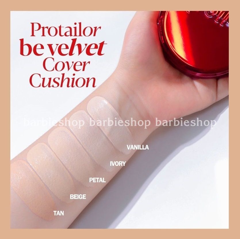 Phấn Nước Che Phủ Hoàn Hảo Espoir Pro Tailor Be Velvet Cover Cushion SPF 34 PA++ (Kèm lõi + Túi)
