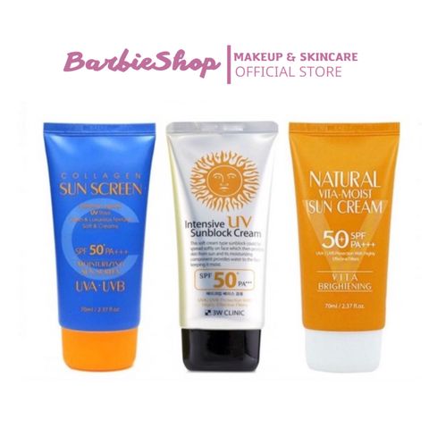 Kem Chống Nắng 3W Clinic Intensive UV Sunblock Cream SPF50