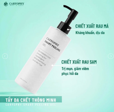 Gel Tẩy Tế Bào Chết Ngăn Ngừa Mụn Caryophy Smart Peeling Gel 250ml