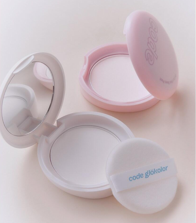 Phấn Phủ Nén Code GloKolor Oil Cut Pact 8g / Fix-On Primer In Pact 11g