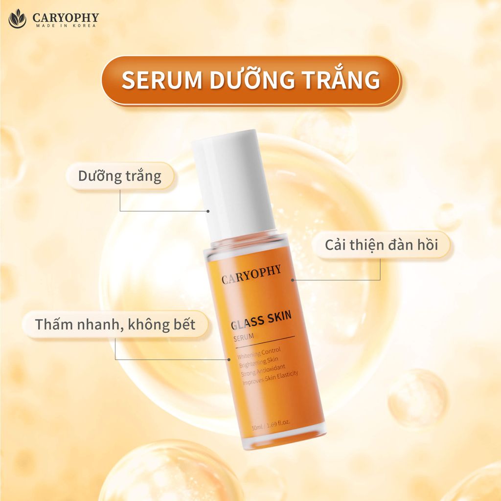 Combo Sáng Da, Mờ Thâm Sạm Caryophy Glass Skin