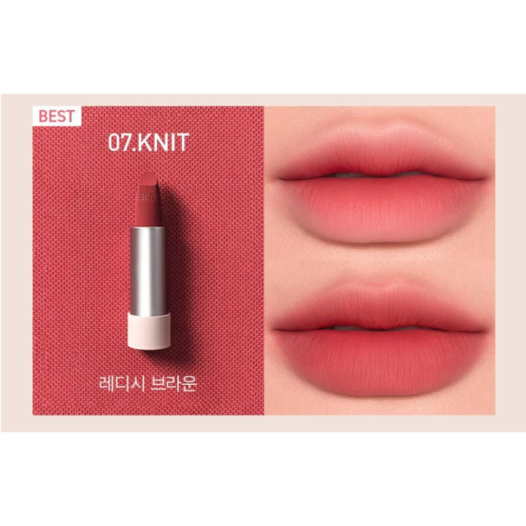 Son thỏi 3CE cashmere HUG lipstick