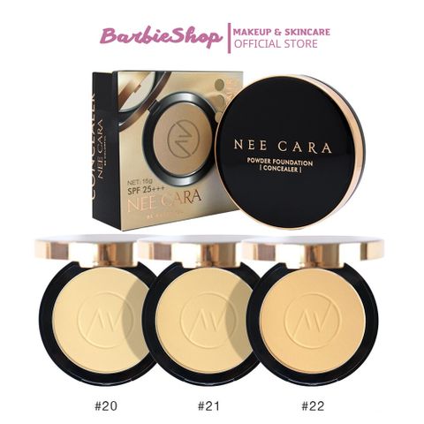 Phấn Phủ Kiềm Dầu Chống Nắng Nee Cara Concealer Powder Foundation N604