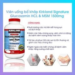 TPCN Kirkland Glucosamine Bổ Xương Khớp 375 Viên USA