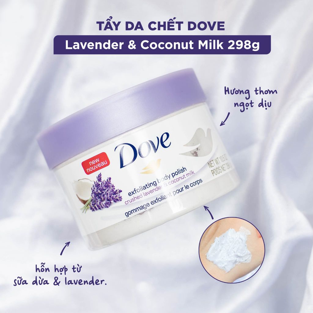 Tẩy Tế Bào Chết Dove Exffoliating Body Polish 298g