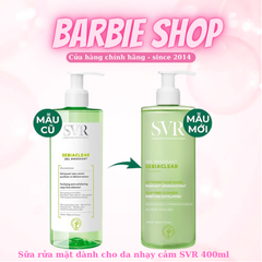 Sữa Rửa Mặt SVR Sebiaclear Gel Moussant 400ML - Dành Cho Da Dầu Mụn Nhạy Cảm