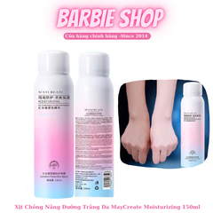 Xịt Chống Nắng Nâng Tông Da Maycreate 150ml