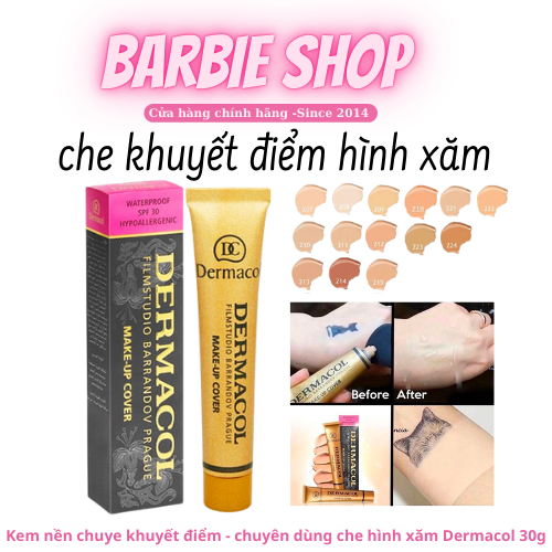 Kem Che Khuyết Điểm Dermacol Make Up Cover - 30g