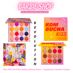 Màu Mắt 16 Ô Revolution Flower Haze - Kom Bucha Kiss Shadow Palette