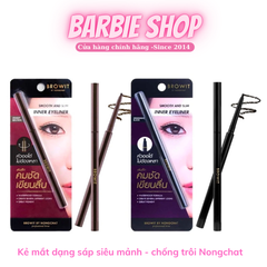 Kẻ Mắt Dạng Sáp Nongchat Smooth And Slim Inner Eyeliner [(Nâu)- Vỏ Đỏ] - [(Đen) - Vỏ Tím]