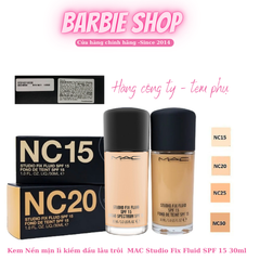 Kem Nền Mac Studio Fix Fluid Tone 15, Tone 20, Tone 25