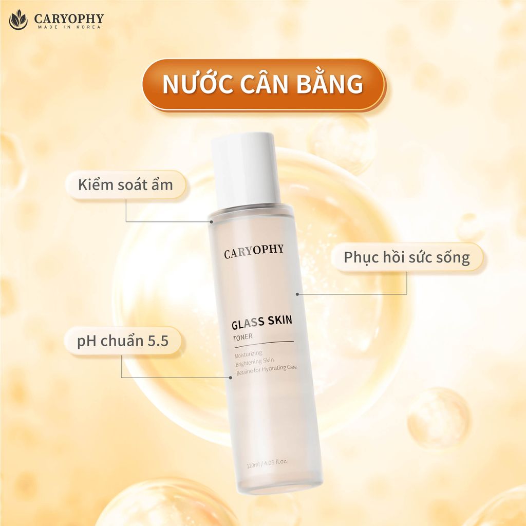 Combo Sáng Da, Mờ Thâm Sạm Caryophy Glass Skin