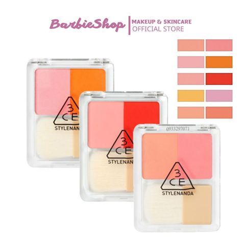 Má Hồng 3CE Dual Blend Blusher Hộp Đen