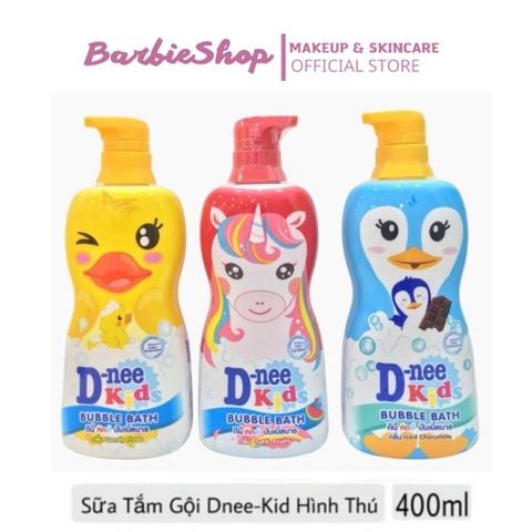 Sữa Tắm Gội 2 in 1 Cho Trẻ Em Dnee Kids Hình Thú - 400ml