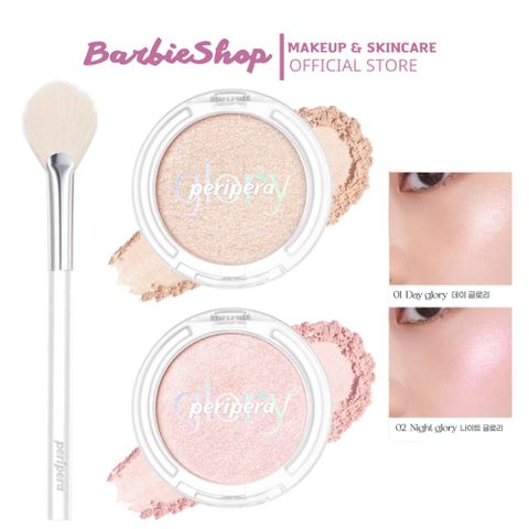 Phấn Bắt Sáng Peripera Pure Glory Highlighter Set [Tặng Kèm Cọ Cao Cấp]