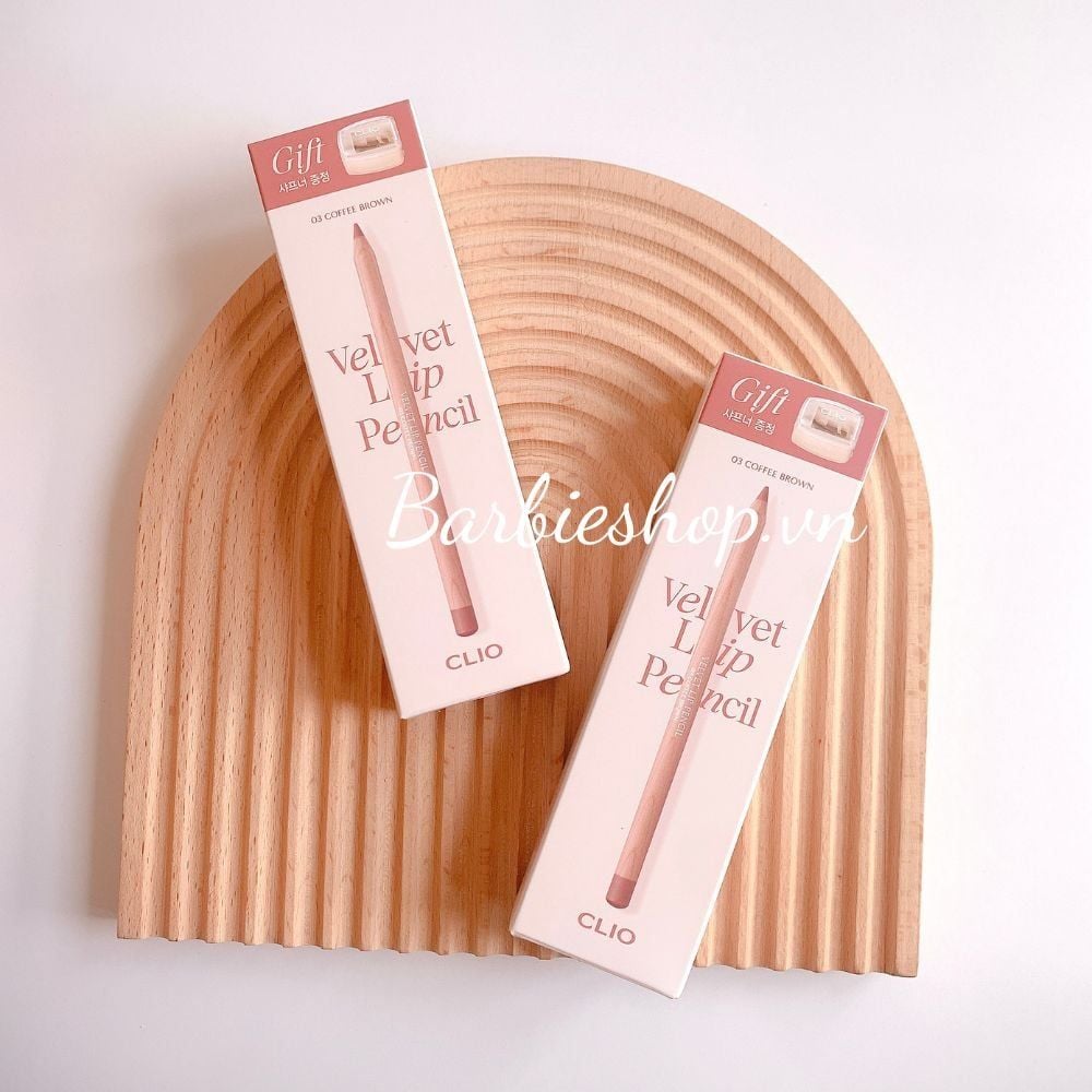 Chì Kẻ Viền Môi Clio Velvet Lip Pencil Kèm Gọt Chì