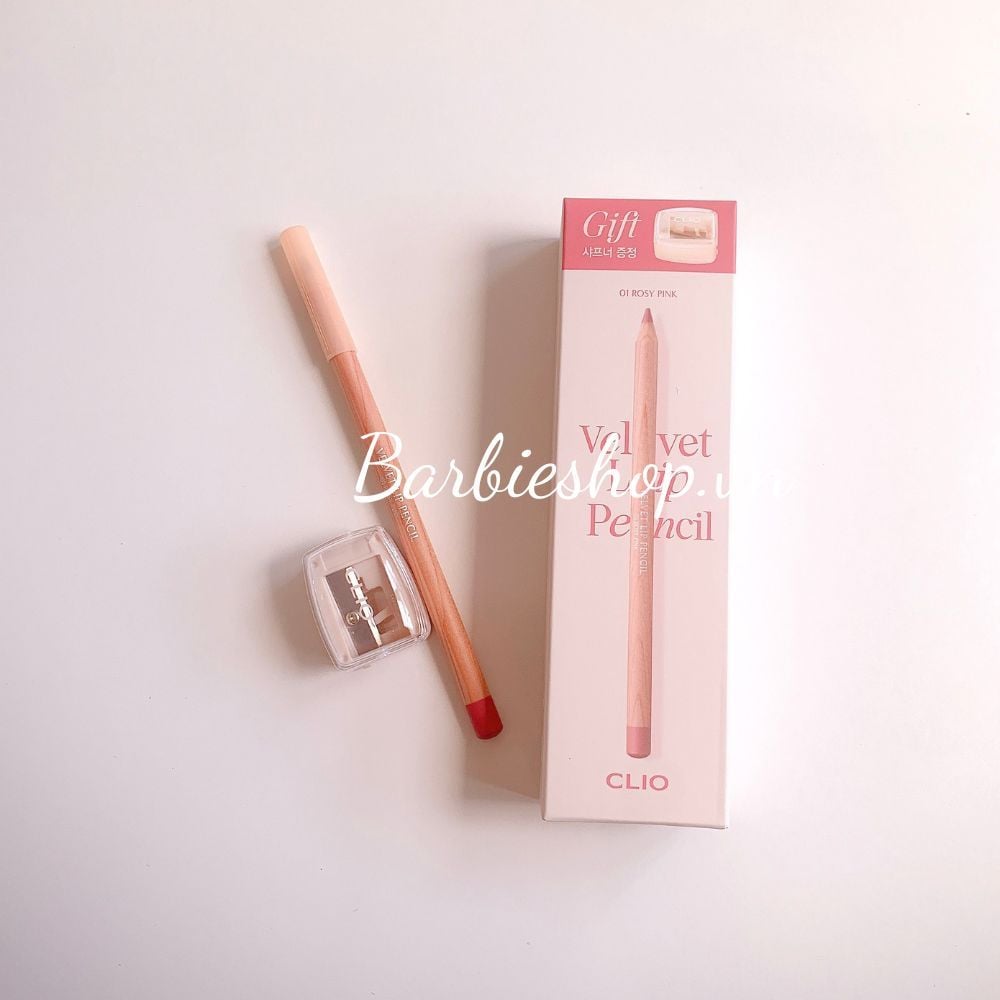 Chì Kẻ Viền Môi Clio Velvet Lip Pencil Kèm Gọt Chì
