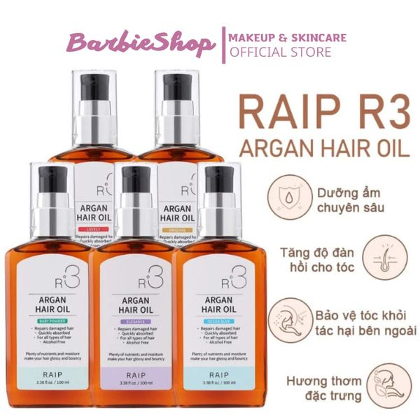 Dầu Dưỡng Tóc Argan Raip R3 Argan Hair Oil - 100ml