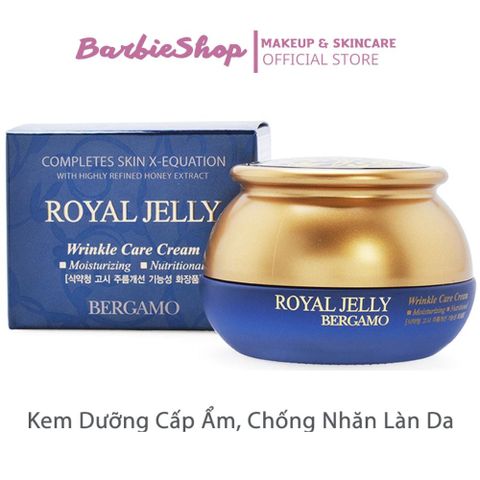 Kem Mặt Bergamo Royal Jelly Xanh Dương