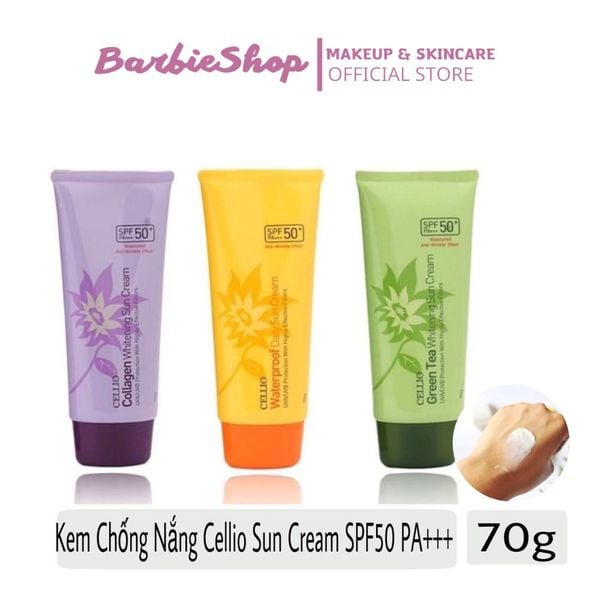 Kem Chống Nắng Cellio Sun Cream SPF50 PA+++ - 70g