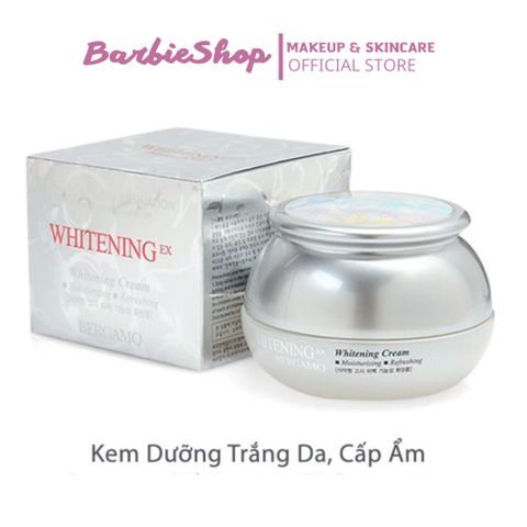 Kem Mặt Bergamo Whitening Trắng Da (Màu Trắng)