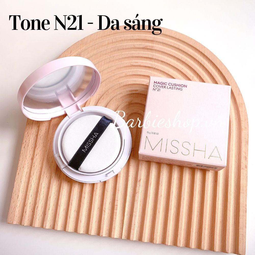 Phấn Nước Missha Magic Cushion Cover Lasting Màu Hồng