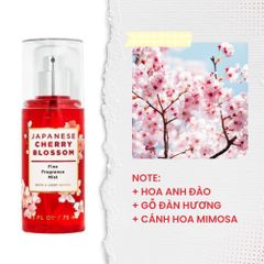 Xịt Thơm Toàn Thân Bath & Body Works Body Mist ( Đủ Mùi 75ml )